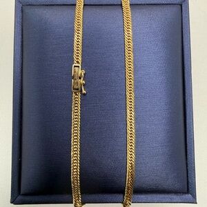 18K Genuine Japan Gold Kihei Link Chain Anklet (Preowned)